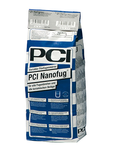 Затирка на цементной основе эластичная PCI Nanofug (Нанофуг) темно-серый 4 кг